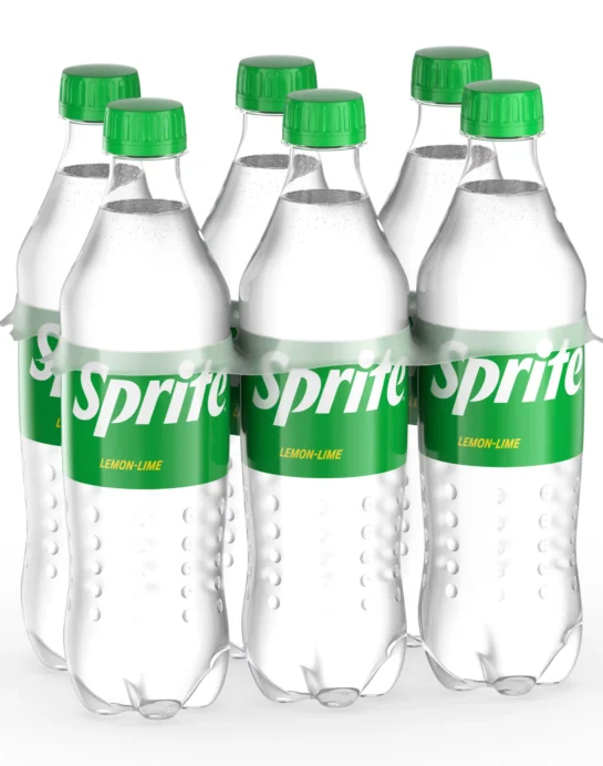 Sprite Lemon Lime Soda Soft Drinks, 16.9 fl oz- 6 per pack